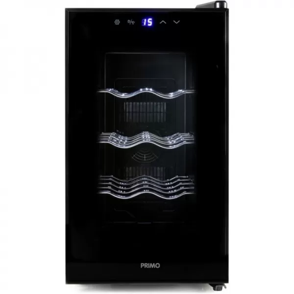 Domácí vinotéka na 8 lahví černá PRIMO PR169WK