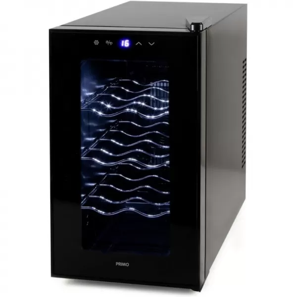 Domácí vinotéka na 8 lahví černá PRIMO PR169WK