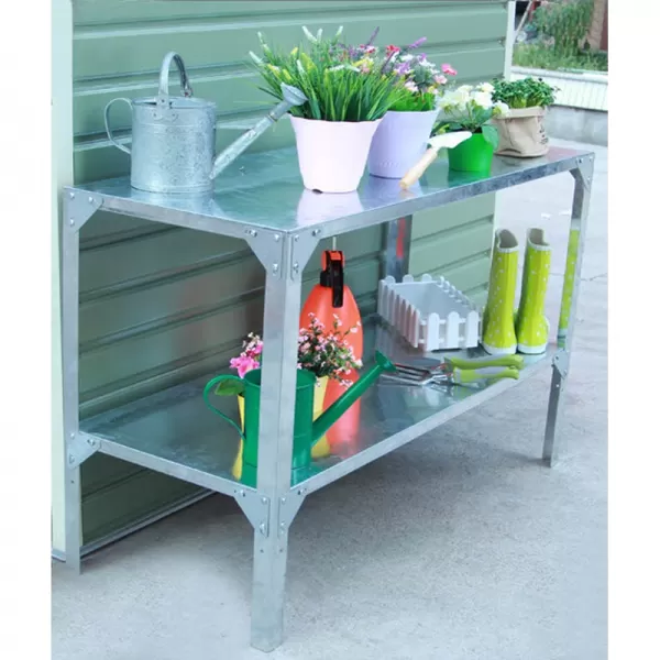 Regál G21 115 x 40 cm pro zahradní domky a skleníky 63900484