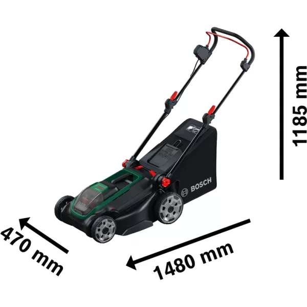 Aku sekačka 18V bez aku Bosch Rotak 18V2-43 06008B9L01