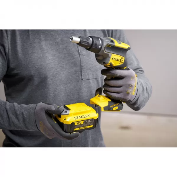 Kombo sada aku nářadí V20 18V 2x4,0Ah Stanley FatMax SFMCK367M2T