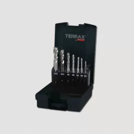 Sada jednorázových závitníků typ B HSS-CO 7dílů Terrax RUKO RUA245057ETX