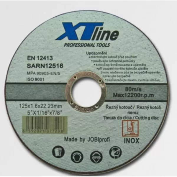 Kotouč řezný na nerez 115x1,6x22 XTline SARN11516