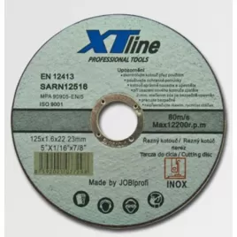 Kotouč řezný na nerez 180x2,2x22 XTline SARN18022