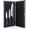 Sada nožů G21 Gourmet Damascus v bambusovém bloku 4 ks + brusný kámen 6002223