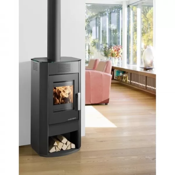 Krbová kamna černá Haas+Sohn SALERNO II