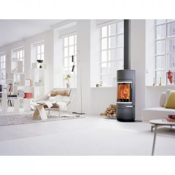 Krbová kamna, hliníkové lišty SCAN 83-2 černý lak