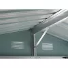 Zahradní domek kovový 3 x 2,4 m se sedlovou střechou antracit Riwall RMSA 8x10