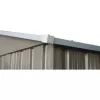 Zahradní domek kovový 2,4 x 1,7 m se sedlovou střechou hnědý Riwall RMSA 6x8