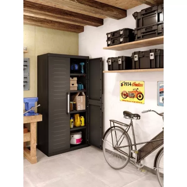 Skříň Keter Detroit XL Utility černá