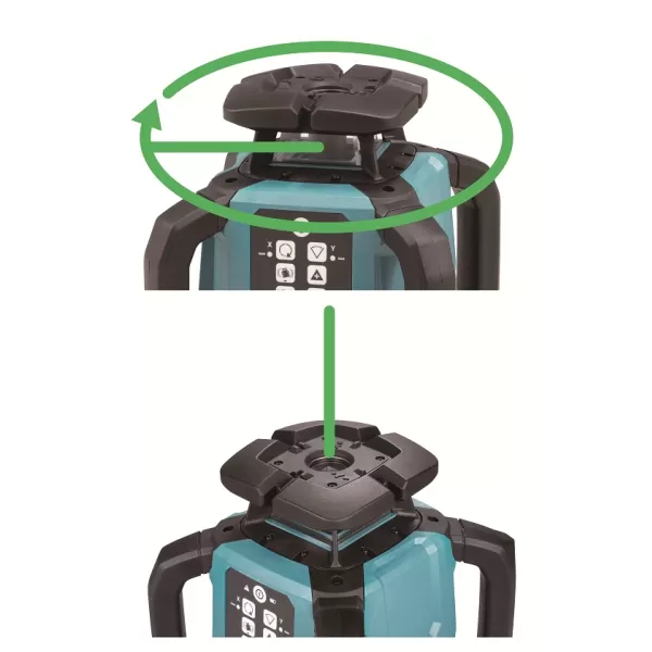 Aku automatický stavební laser, zelený 18V bez aku Makita SKR001Z