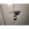Zahradní domek kovový 2,4 x 1,8 m s pultovou střechou hnědý Riwall RMSP 6x8