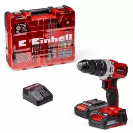 Aku příklepová vrtačka 18V/2x2,0Ah TE-CD 18/2 Li-i +64 Einhell 4514221
