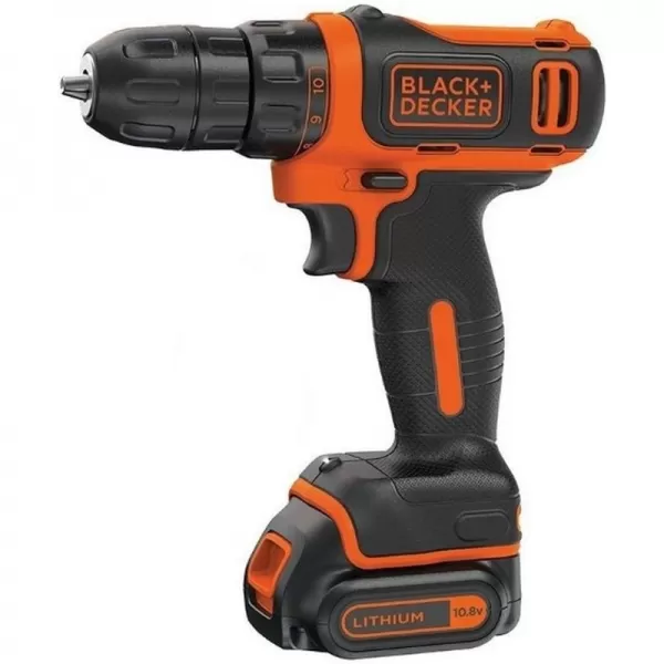 Aku vrtačka 10,8V 2x1,5Ah + 100ks příslušenství Black&Decker BDCDD12BAFC