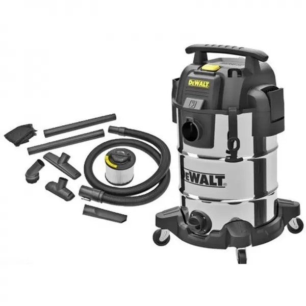Průmyslový vysavač na mokré a suché vysávání třídy L 30 l DeWALT DXV30SAPTA-QT