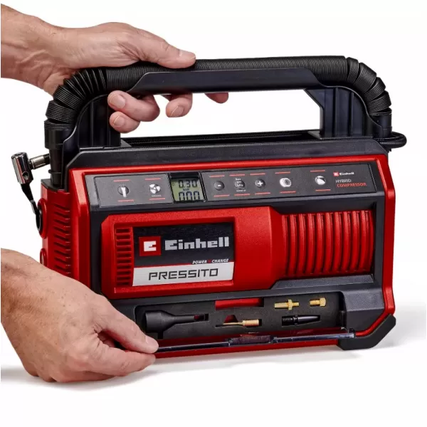 Aku hybridní kompresor 18V/bez aku PRESSITO 18/25 Hybrid Einhell 4020430