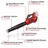 Aku foukač listí 36V/bez aku GE-LB 36/210 Li E-Solo Einhell 3433620