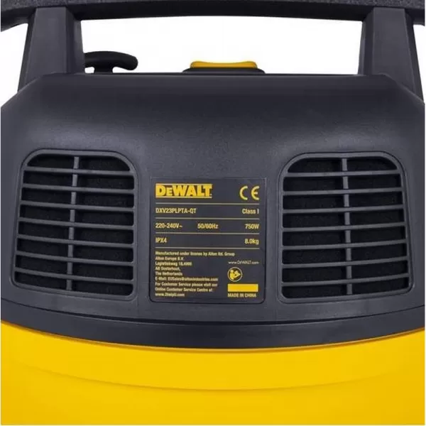 Tichý průmyslový vysavač Stealthsonic na mokré a suché vysávání 23 l DeWALT DXV23PLPTA-QT