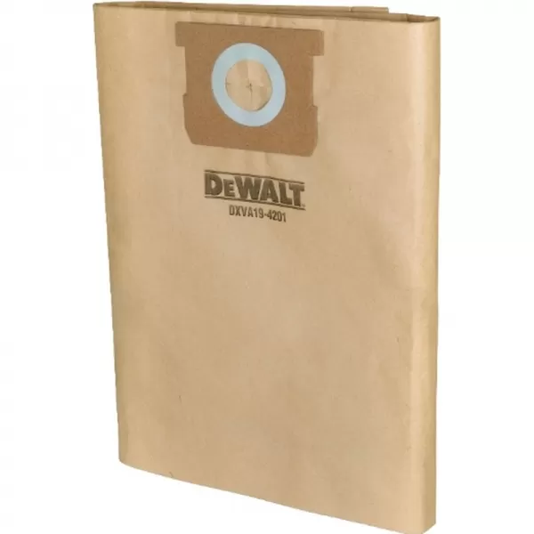 Papírové sáčky do vysavače pro mokré a suché vysávání 20-30L Dewalt DXVA19-4201