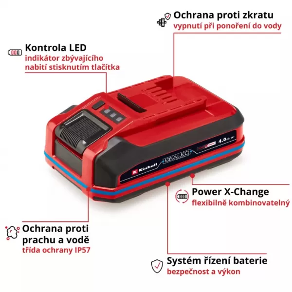 Baterie PXC+ 18V 4,0Ah SEALED Einhell 4511627
