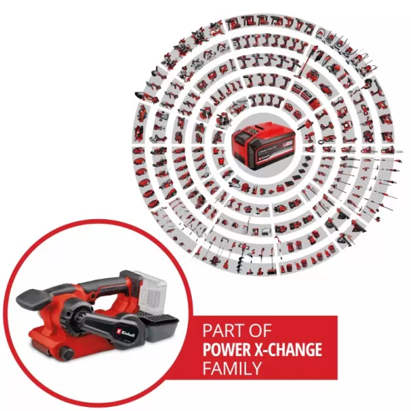 Aku pásová bruska 18V/bez aku TP-BS 18/457 Li BL - Solo Einhell 4466270