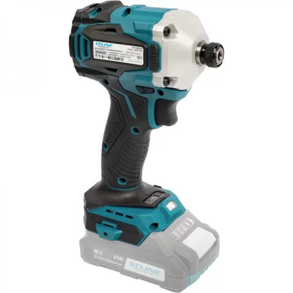 Aku rázový utahovák na bity 18 V, 1/4“, 230 Nm XTLINE XT102820