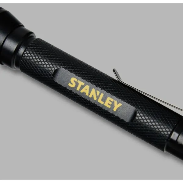 LED ruční svítilna 200 lm černá hliníková Stanley SXLS55519E