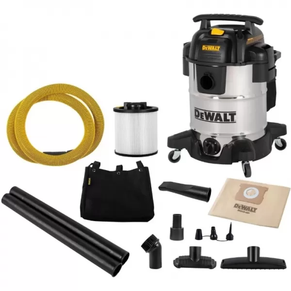Tichý průmyslový vysavač Stealthsonic na mokré a suché vysávání 38 l DeWALT DXV38S-QT