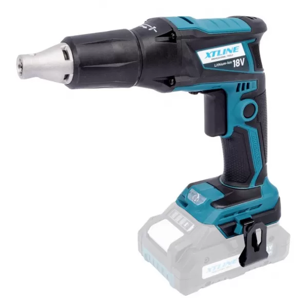 Aku šroubovák na sádrokarton bezuhlíkový 18V/bez aku Xtline XT102825
