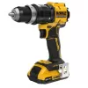 Aku bezuhlíková vícehlavá vrtačka 18V 2x2,0 Ah DeWALT DCD803D2T+ 85-dílná sada bitů a vrtáků DT70762