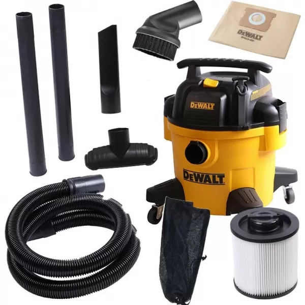 Tichý průmyslový vysavač Stealthsonic na mokré a suché vysávání se zásuvkou 23 l DeWALT DXV23PTA-QT