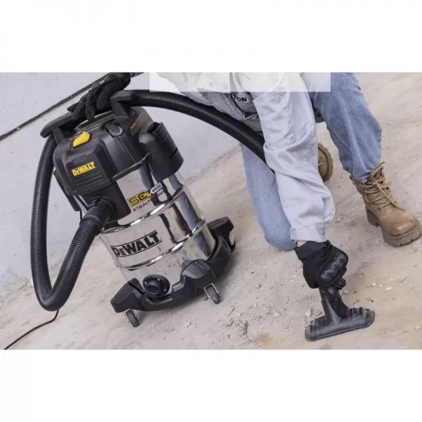 Tichý průmyslový vysavač na mokré a suché vysávání třídy L 30 l DeWALT DXV30SA-QT