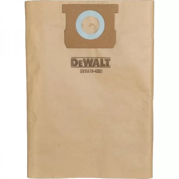Papírové sáčky do vysavače pro mokré a suché vysávání 20-30L Dewalt DXVA19-4201