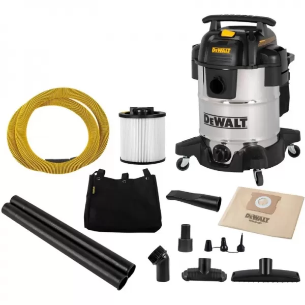 Tichý průmyslový vysavač Stealthsonic na mokré a suché vysávání 38 l DeWALT DXV38P-QT