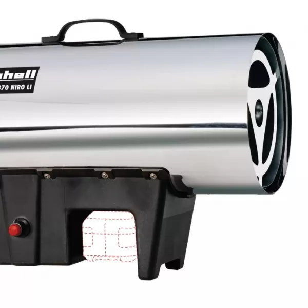 Aku horkovzdušná turbína 18V/bez aku GE-HG 18/370 Niro Li-Solo D/AT Einhell 2330805