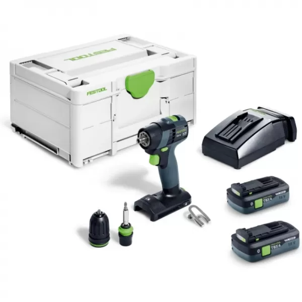 ZDARMA Aku vrtací šroubovák TXS 18V C 2x3,0Ah-Plus Festool 576895 (odesíláno ze skladu Festool)