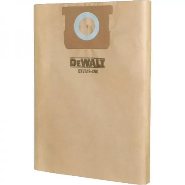 Papírové sáčky do vysavače pro mokré a suché vysávání 20-30L Dewalt DXVA19-4201