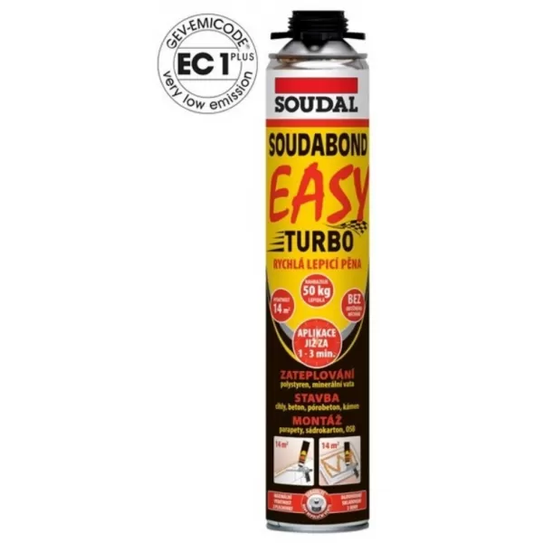 Lepící PU pěna 750ml Soudabond Easy Turbo