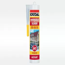Univerzální silikon bílý 60g blistr SOUDAL 1210060