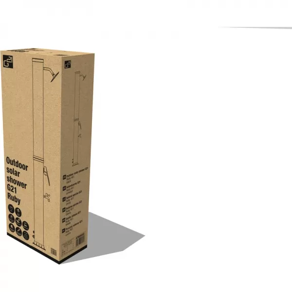 Solární sprcha G21 Ruby 40 l, černá 63909202