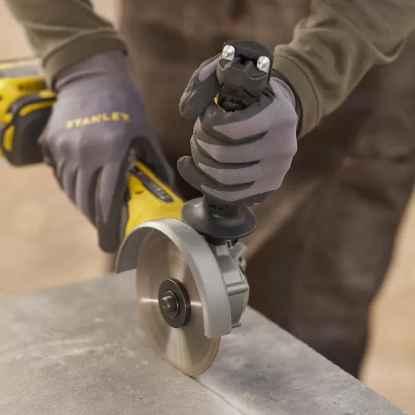 Aku úhlová bruska 125mm V20 18V 2x4,0Ah Stanley FatMax SFMCG700M2K