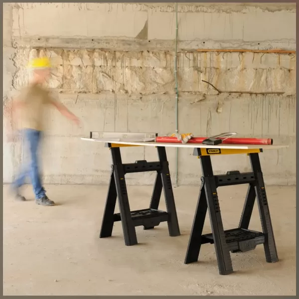 Podstavec na řezání nastavitelný ve dvou směrech (pár v balení) Stanley STST1-70559