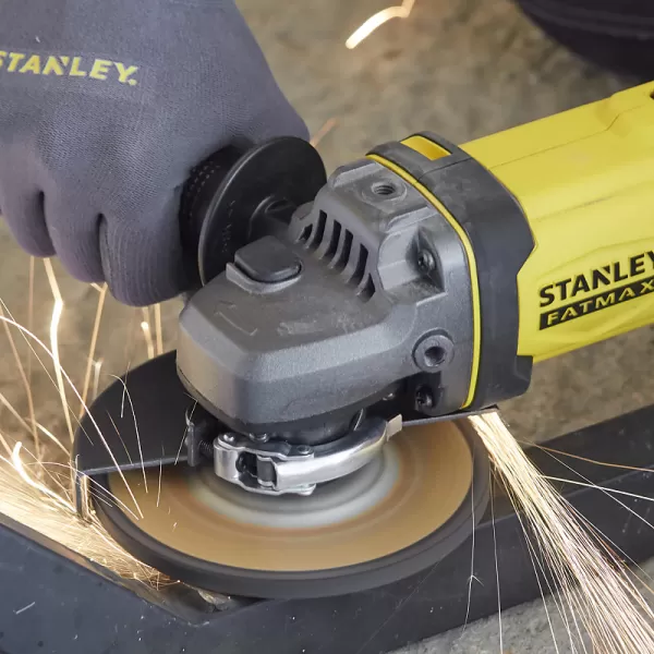 Aku úhlová bruska 125mm V20 18V 2x4,0Ah Stanley FatMax SFMCG400M2K