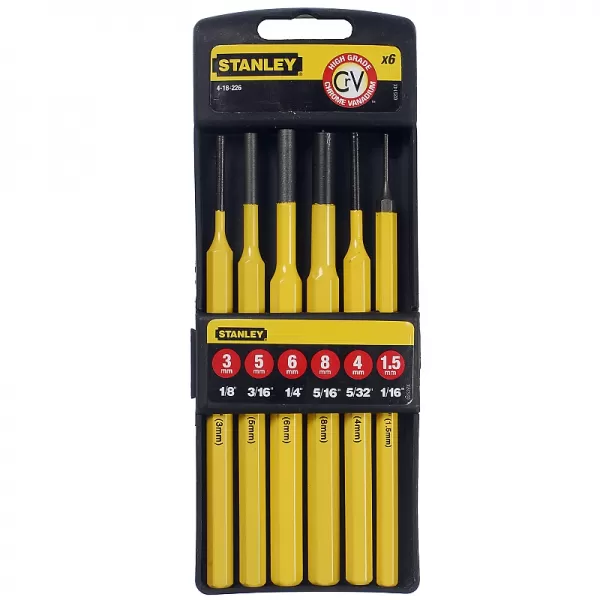 6-dílná sada průbojníků Stanley 4-18-226
