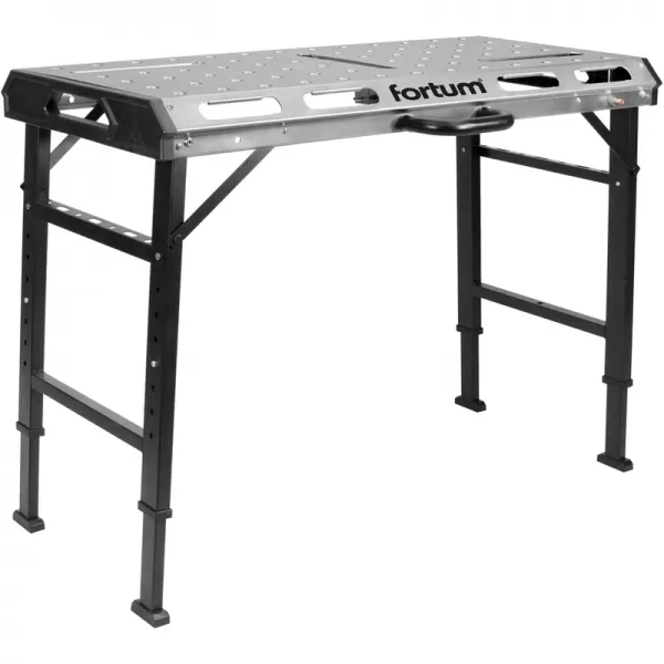 Stůl svařovací přenosný, 107x53cm, výška 70-93cm Fortum 4759970