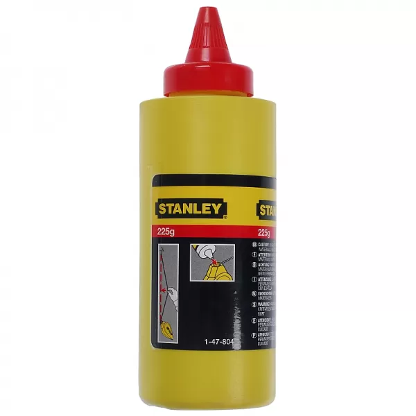 Prášková křída červená 225g Stanley 1-47-804