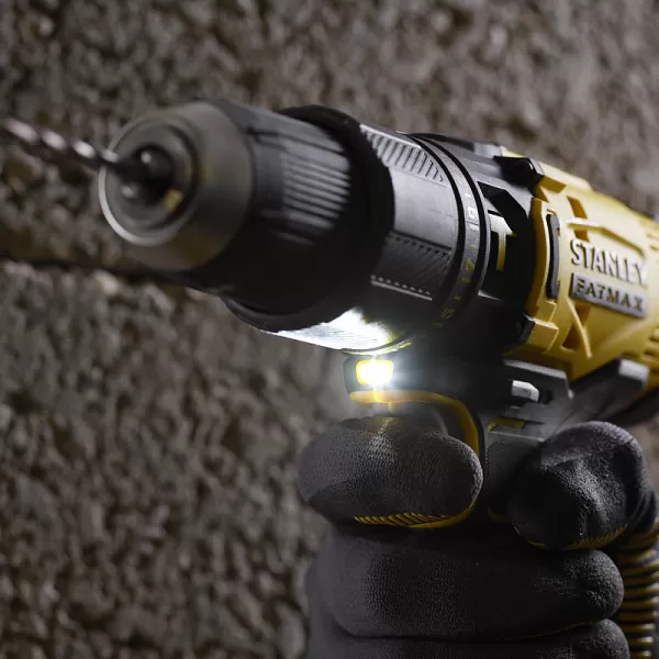 Aku příklepová vrtačka V20 18V 1x4,0Ah+1x2,0Ah Stanley FatMax SFMCD711DMA