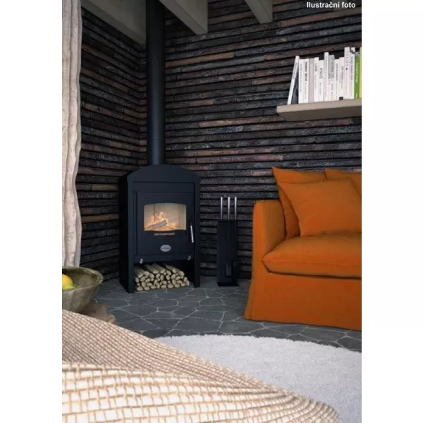 Krbová kamna HS FLAMINGO STAVANGER black