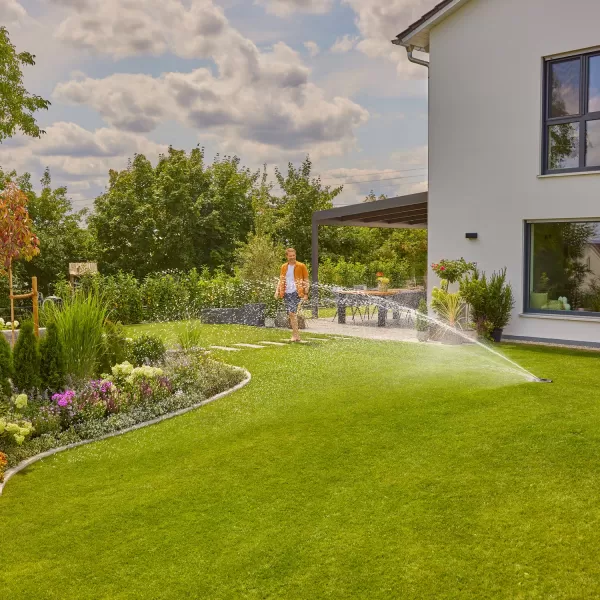 Pipeline zavlažovací systém AquaPrecise, solární napájení, podzemní, pro trávníky Gardena 16001-20