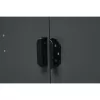 Zahradní domek kovový 2,4 x 2,8 m s pultovou střechou antracit Riwall RMSP 9x8 Anthracite LUX